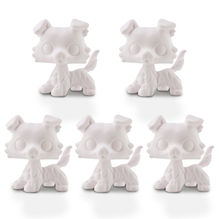5 Pcs custom lps collie white base pack