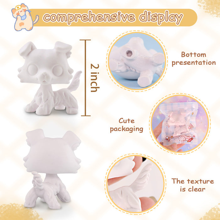 5 Pcs custom lps collie white base pack