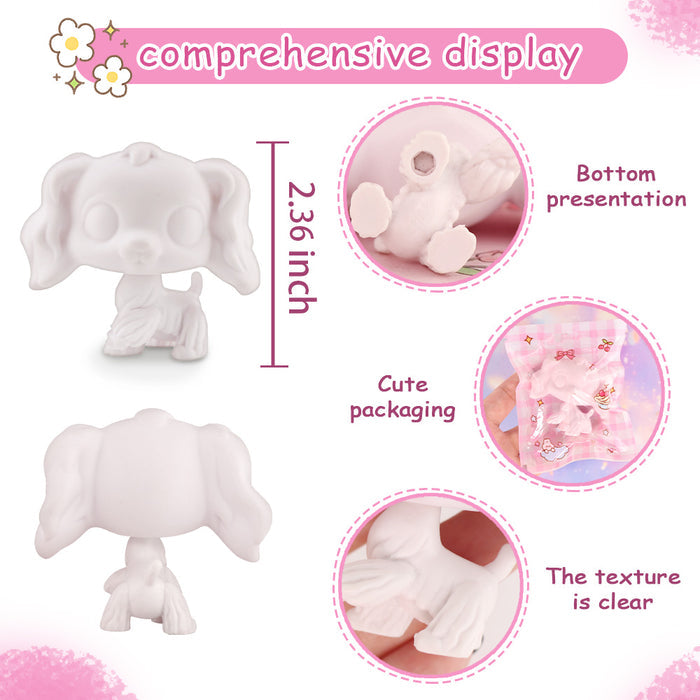 5 Pcs custom lps white cocker spaniel base