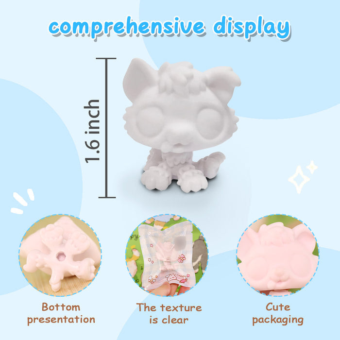 5 Pcs lps baby husky white base pack