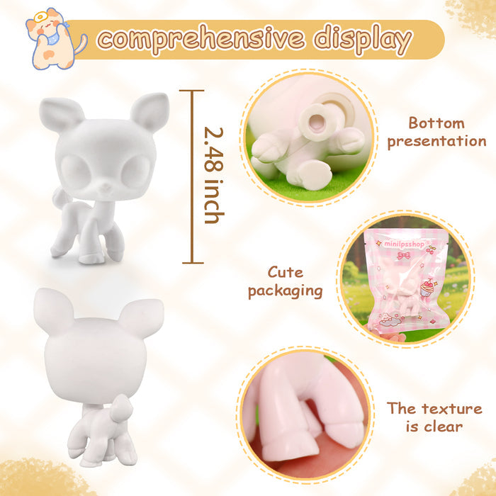 5 Pcs lps deer white base pack