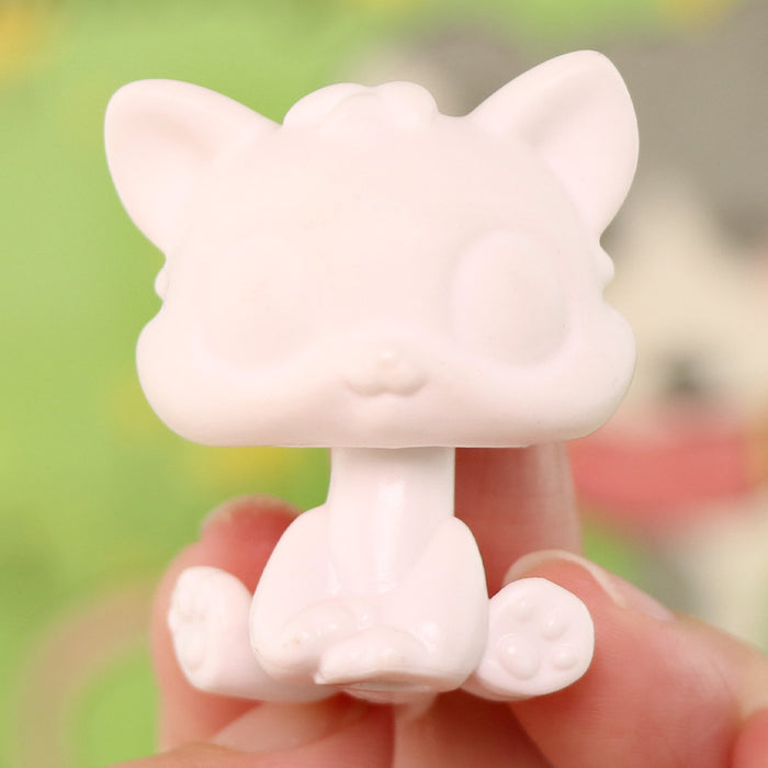 5 Pcs lps kitten white base pack