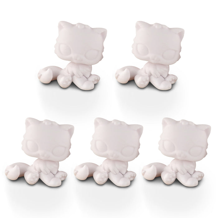 5 Pcs lps persian cat white base pack