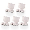 5 Pcs lps persian cat white base pack