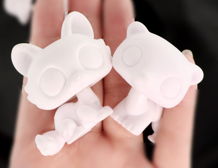 5 Pcs lps white blank base pack