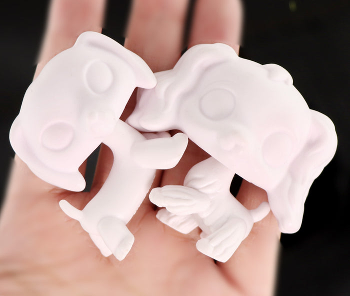5 Pcs lps white blank base pack