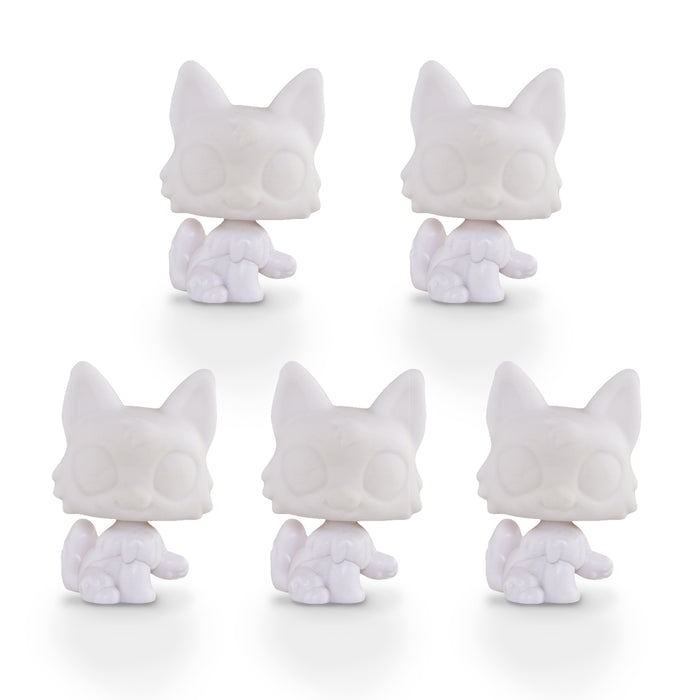 5 Pcs lps wolfcat white base pack