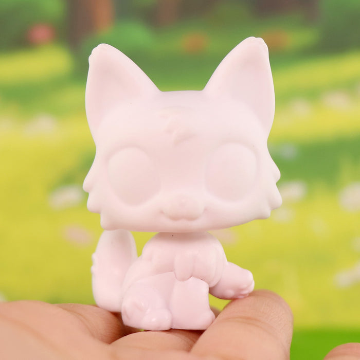 5 Pcs lps wolfcat white base pack