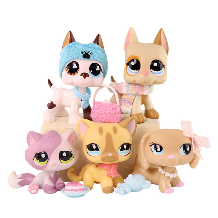 5 Pcs mini cat and dog Pack