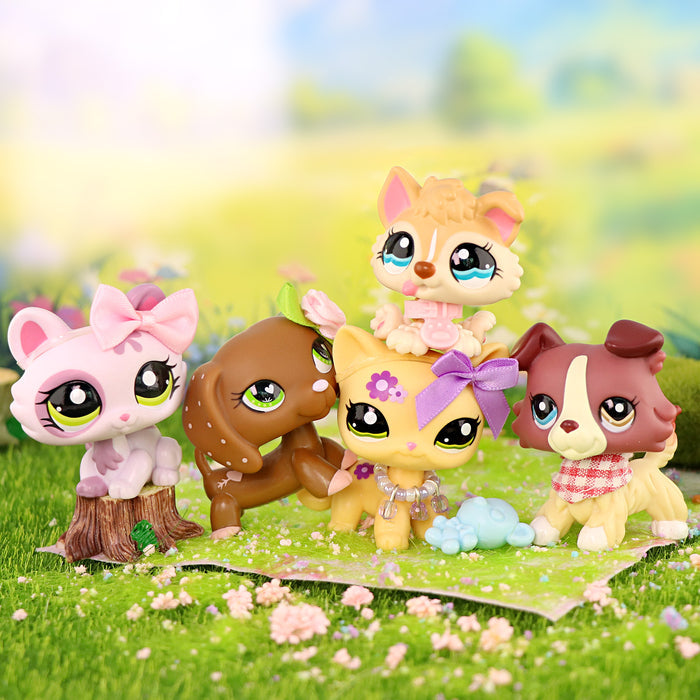 5 Pcs mini cat and dog Pack