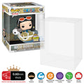 Pop Deluxe 6 inch Super Size Funko Pop Protectors - 0.60mm Thick UV Resistant Funko Pop Shield Protectors - The Best Quality Ultra Premium, Superior Strength, High Ultraviolet Protection, Scratch Resistant Coating, Reinforced Edges, Flat Top Stacking