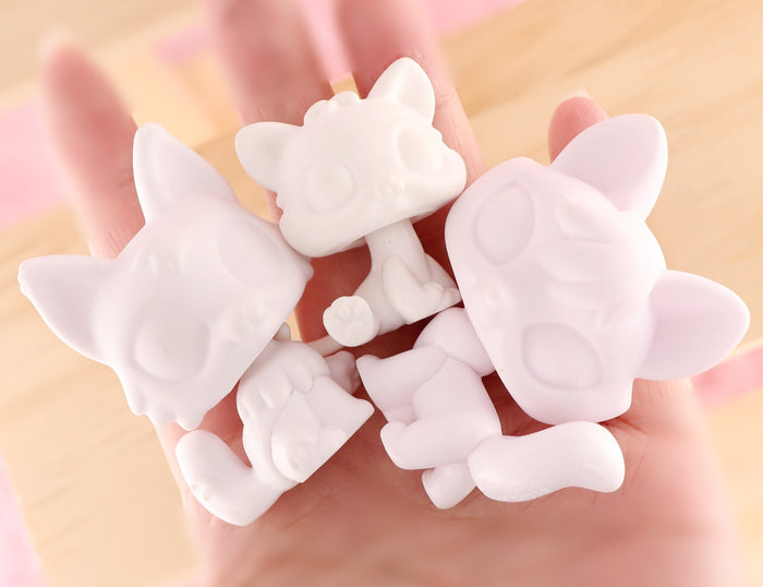 6 Pcs lps white base blank pack