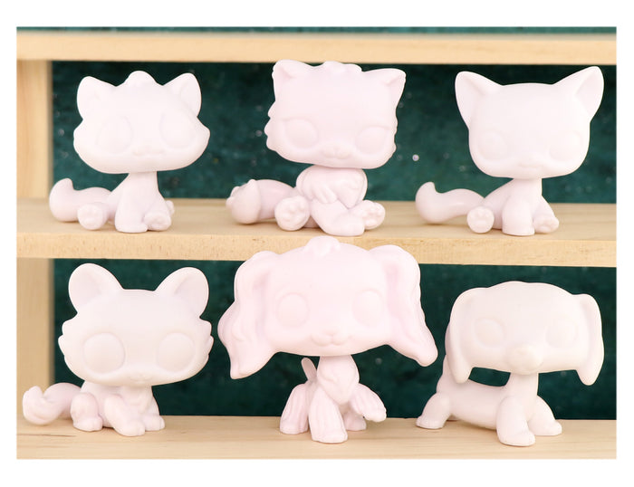 6 Pcs lps white base pack