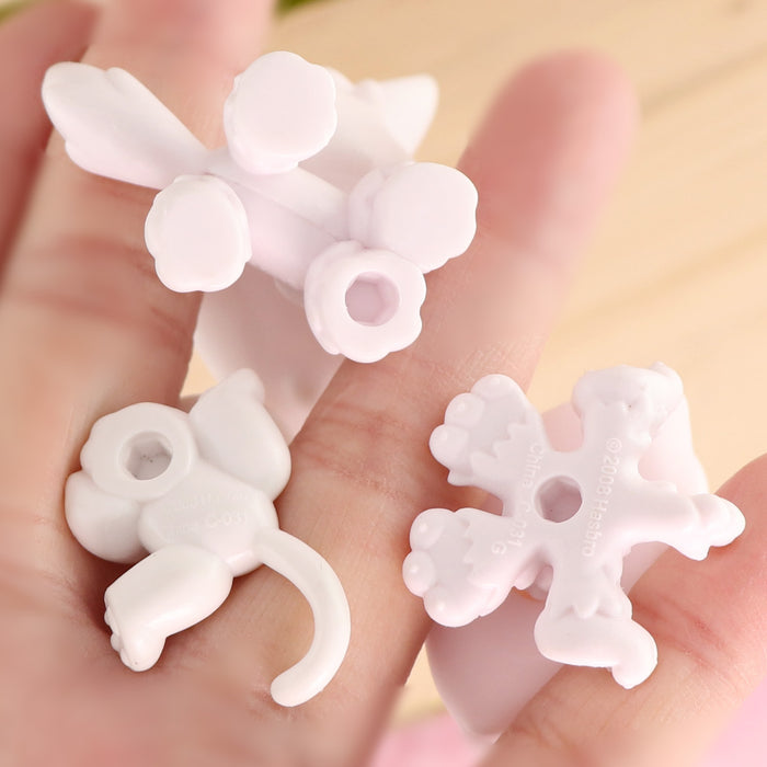 6 Pcs lps white base pack
