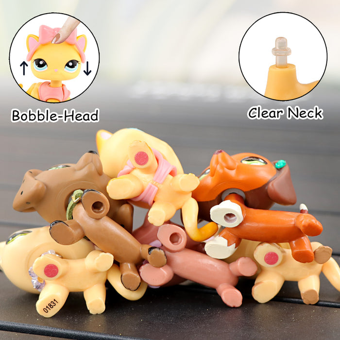 6 Pcs mini cat and dog Pack