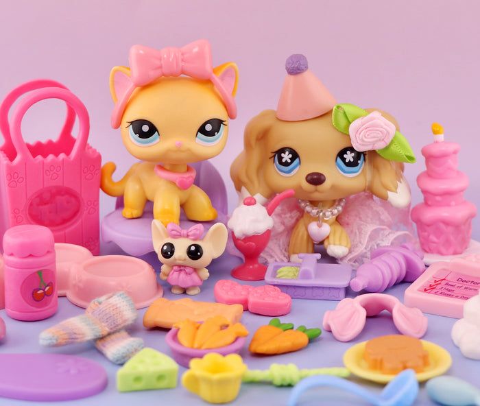 7 pcs random lps accessories