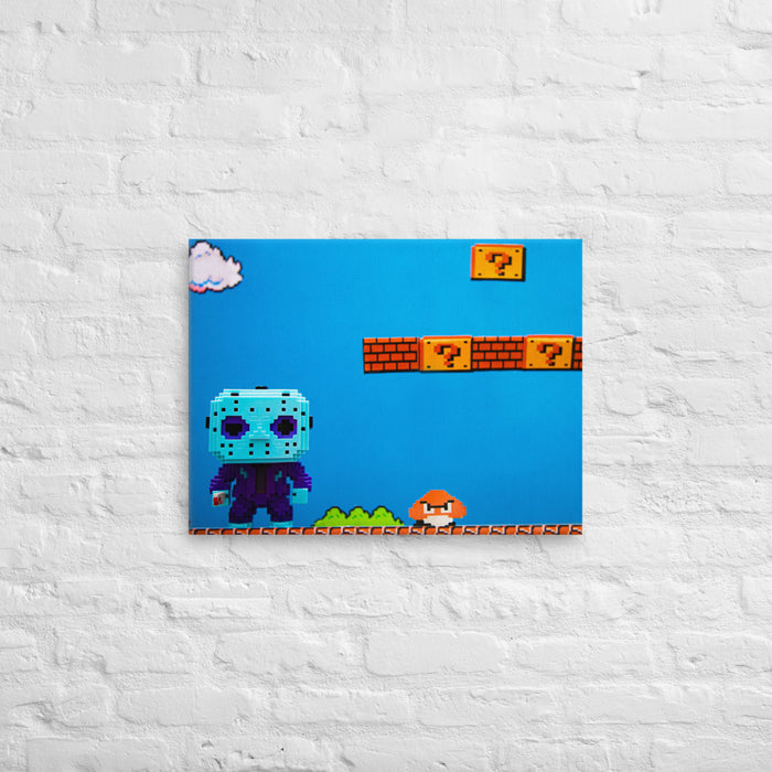 8-Bit Jason Voorhees Funko Pop Photography Giant Canvas by UrbanRoxStarr