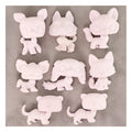 8 Pcs lps white blank lot