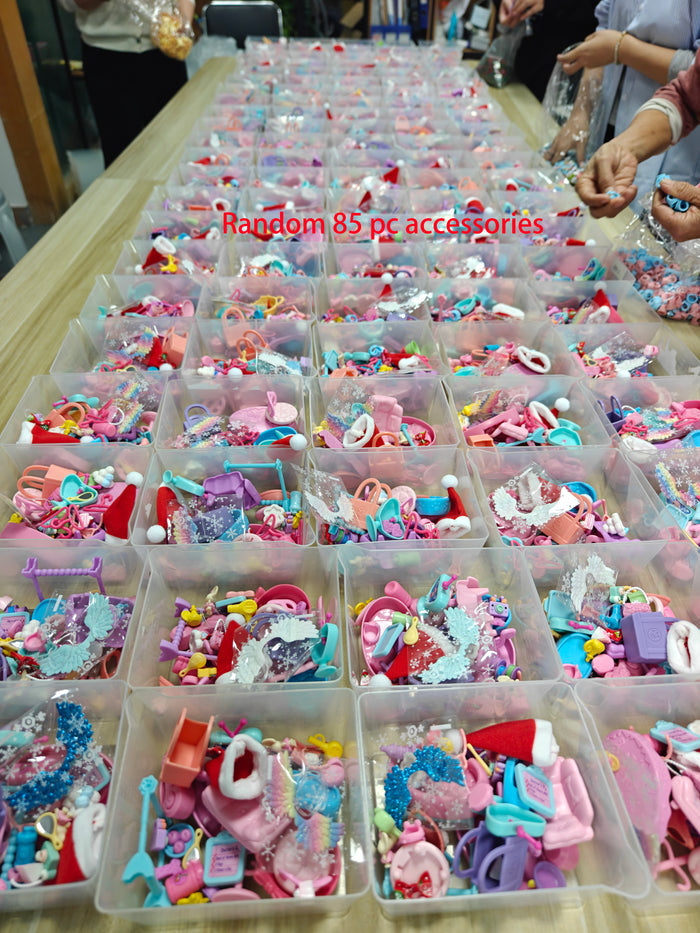 85 pcs random mini lps accessories lot