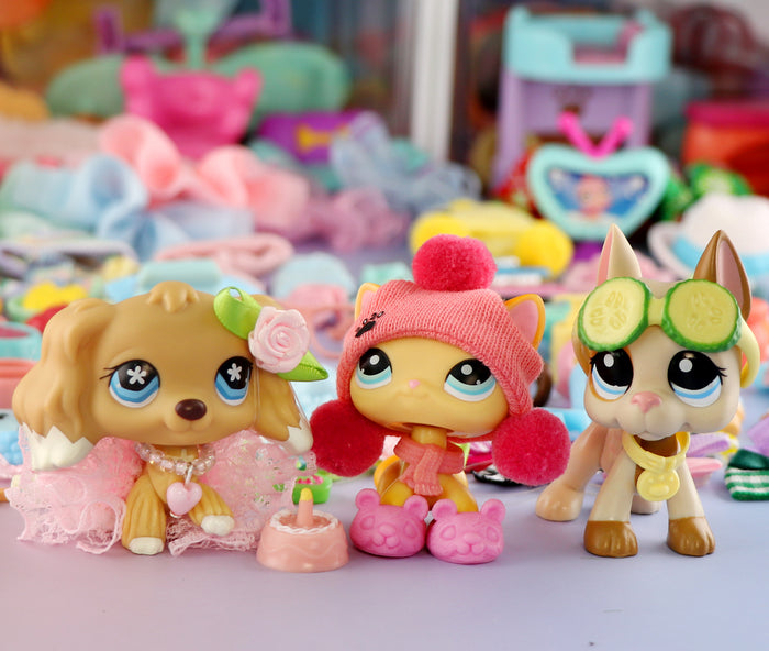 85 pcs random mini lps accessories lot