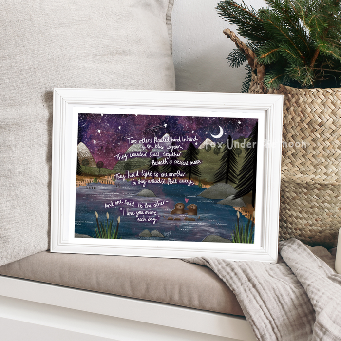 A4 Art Print ~ Hand In Hand