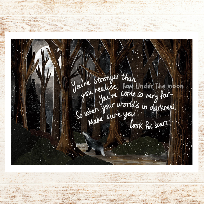 A4 Art Print ~ Look For Stars