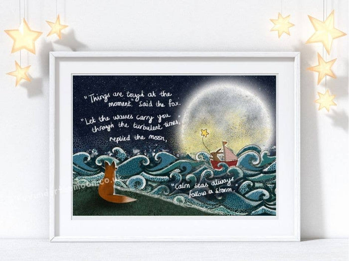 A4 Art Print ~ Waves