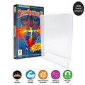 Acrylic Case for 3DO INTERACTIVE MULTIPLAYER LONG Video Game Box 4mm thick, UV & Slide Bottom on The Pop Protector Guide by Display Geek
