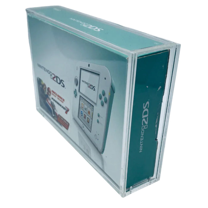 Acrylic Case for NINTENDO 2DS Video Game Console Box 4mm thick, UV & Slide Bottom on The Pop Protector Guide by Display Geek