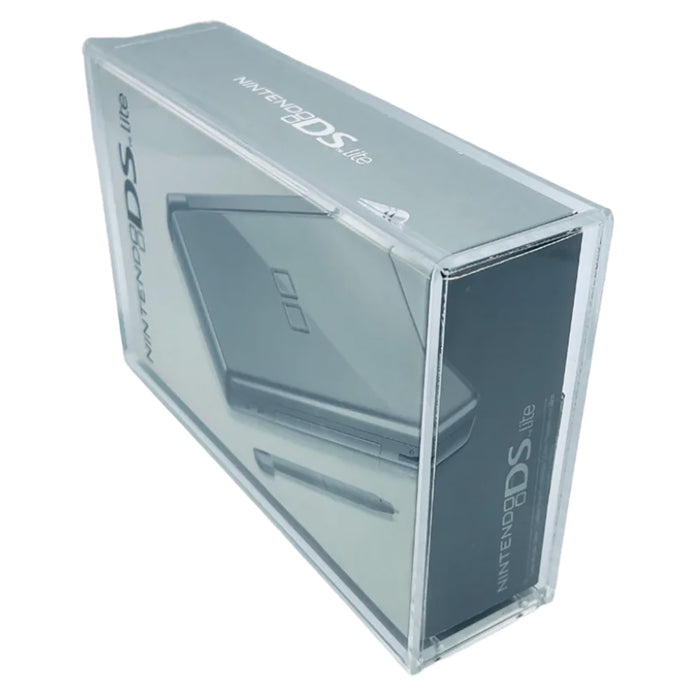 Acrylic Case for NINTENDO DS LITE Video Game Console Box 4mm thick, UV & Slide Bottom on The Pop Protector Guide by Display Geek