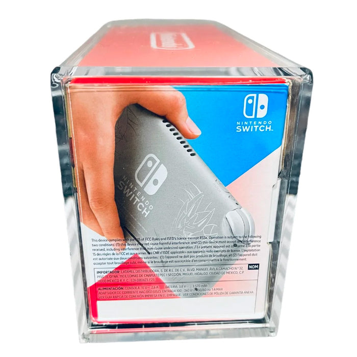 Acrylic Case for NINTENDO SWITCH LITE Video Game Console Box 4mm thick, UV & Slide Bottom on The Pop Protector Guide by Display Geek