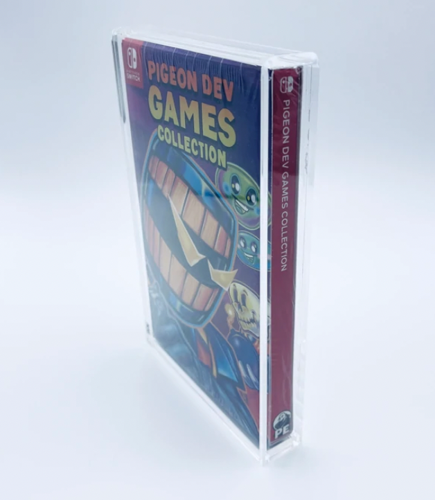 Acrylic Case for NINTENDO SWITCH Video Game Box 4mm thick, UV & Slide Bottom on The Pop Protector Guide by Display Geek
