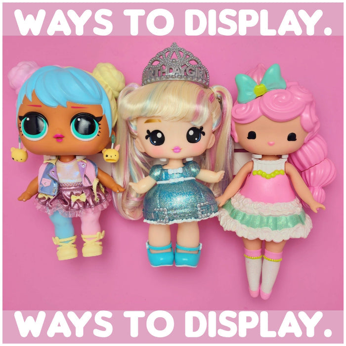 3 Customizable Display Shelves ABS Plastic - Display My Way™ products are the ONLY customizable and affordable way to organize YOUR collection.