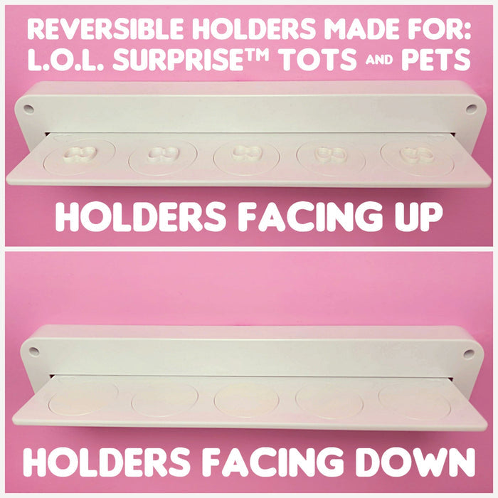 3 Customizable Display Shelves ABS Plastic - Display My Way™ products are the ONLY customizable and affordable way to organize YOUR collection.