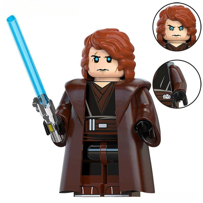 Anakin Skywalker (Star Wars) - Custom Building Blocks Mini Figures Compatible with Brick Building System