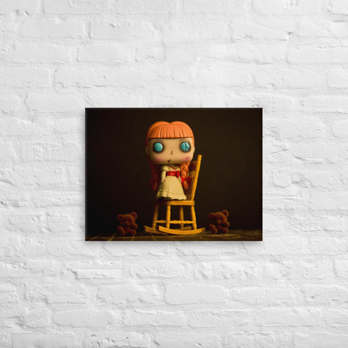 Annabelle Funko Pop Photography Giant Canvas by UrbanRoxStarr