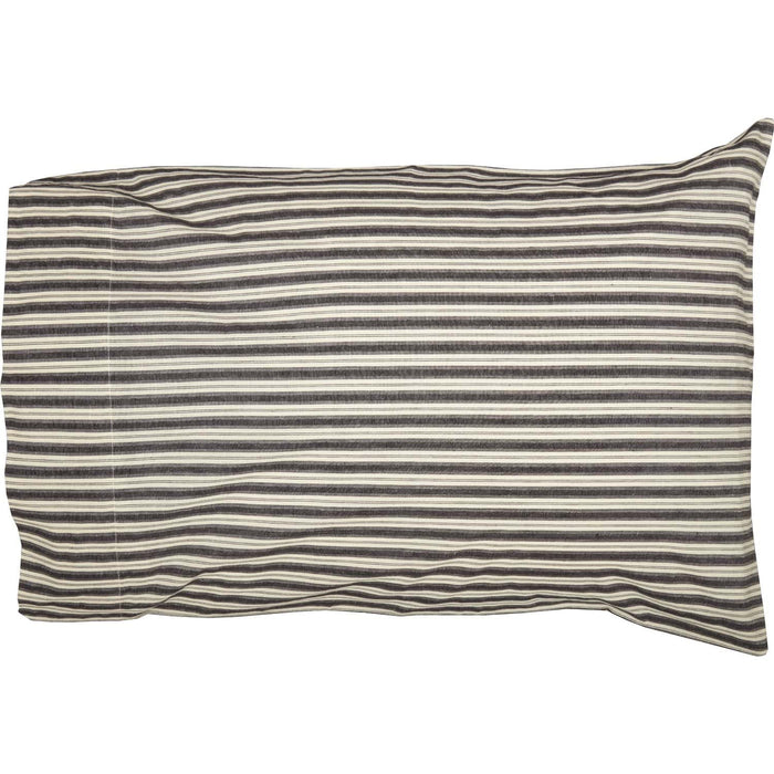Ashmont Ticking Stripe Standard Pillow Case Set of 2 21x30 - The Village Country Store