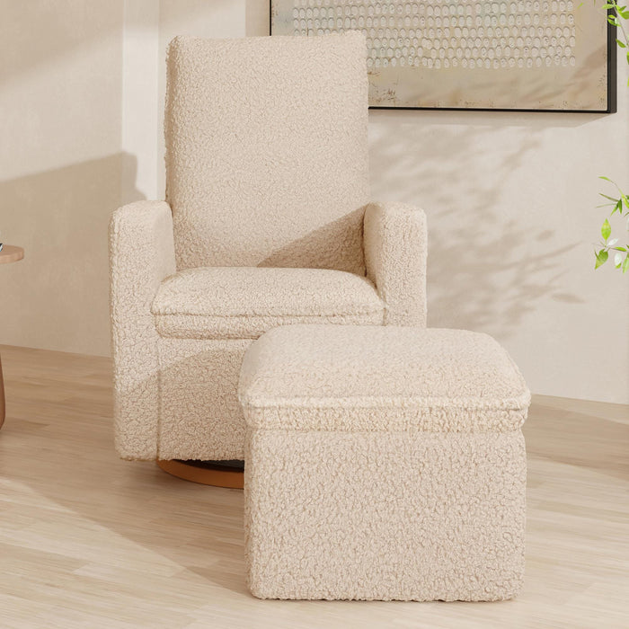 Babyletto Ottomans Chai Shearling Babyletto Cali Storage Ottoman in Shearling