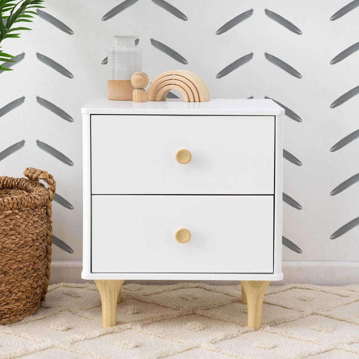 Babyletto Nightstands White / Natural Babyletto Lolly Nightstand with USB Port