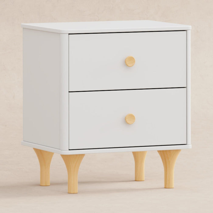 Babyletto Nightstands White / Natural Babyletto Lolly Nightstand with USB Port
