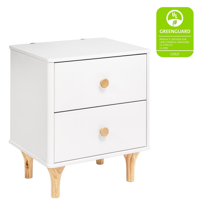 Babyletto Nightstands White / Natural Babyletto Lolly Nightstand with USB Port