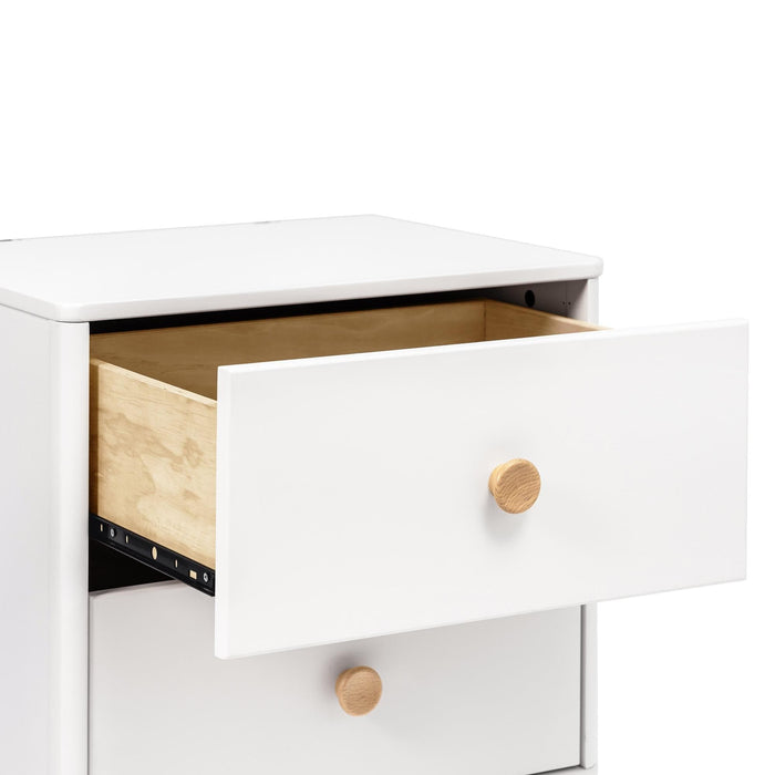 Babyletto Nightstands White / Natural Babyletto Lolly Nightstand with USB Port