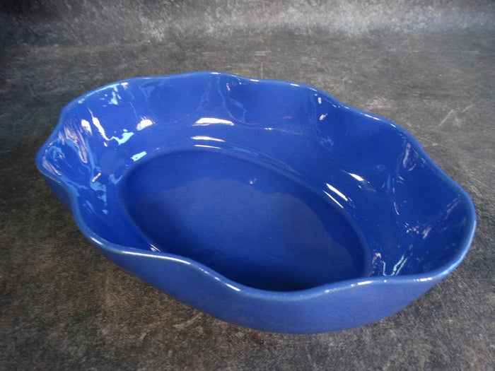 Bauer Wavy Low Bowl in Cobalt B3181