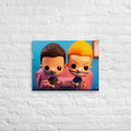 Beavis & Butthead Funko Pop Photography Giant Canvas by UrbanRoxStarr