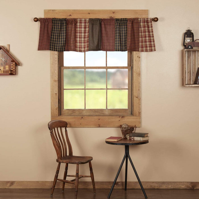 Beckham Patchwork Valance 16x72 - The Village Country Store