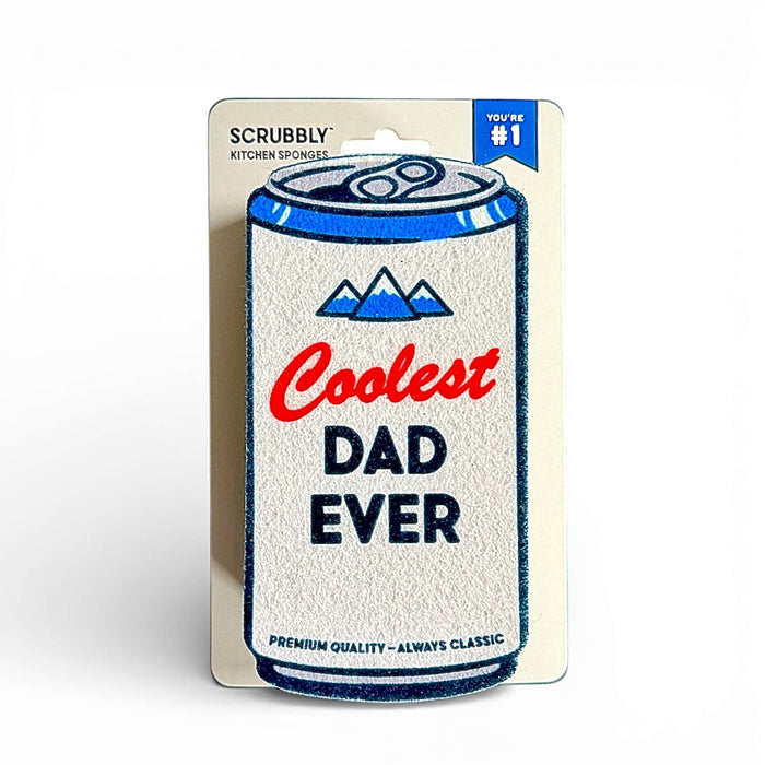 Beer Scrubbly - Coolest Dad: Blue