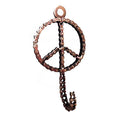 Bicycle Chain Peace Sign Hook - Mira (D) - TheHomeToGo