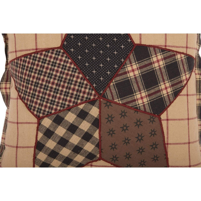 Bingham Star Patch Pillow 10x10 - The Village Country Store
