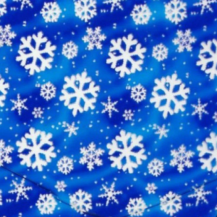 BLUE SNOW FLAKE