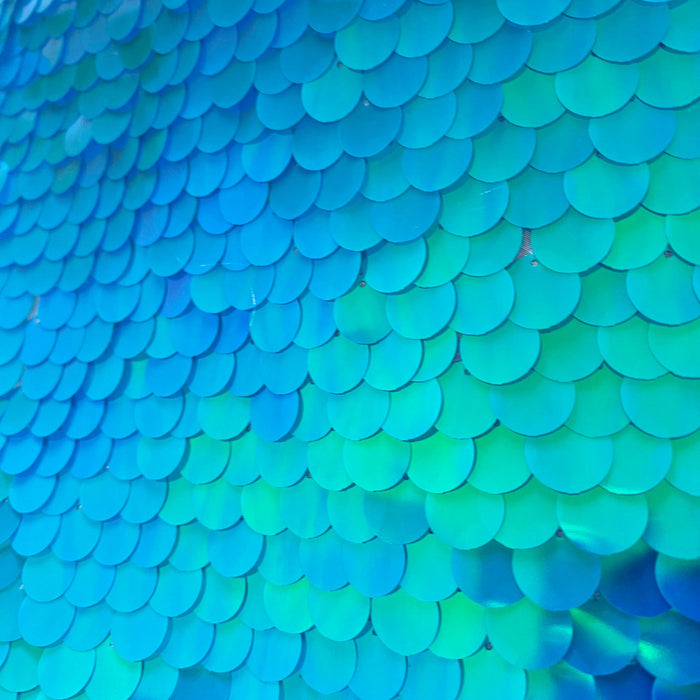 Blue Unicorn Sequins Backdrop
